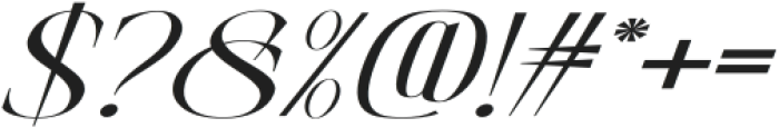 Glacial Italic otf (400) Font OTHER CHARS