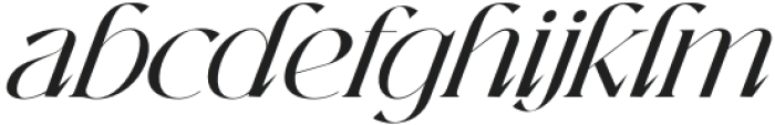 Glacial Italic otf (400) Font LOWERCASE