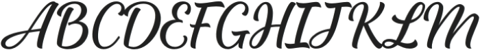 Glaciar-Regular otf (400) Font UPPERCASE