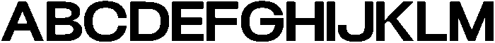 Glacier Regular otf (400) Font UPPERCASE