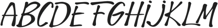 Glaciso Italic otf (400) Font LOWERCASE