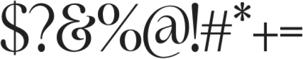 Gladesia Regular otf (400) Font OTHER CHARS