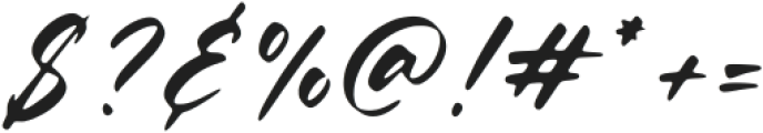 Gladiatore otf (400) Font OTHER CHARS