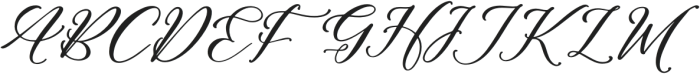 Gladiesk Poetriea Italic otf (400) Font UPPERCASE