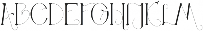 Gladiolus Regular otf (400) Font UPPERCASE