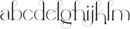 Gladiolus Regular otf (400) Font LOWERCASE