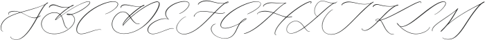 Gladioss Feather Italic otf (400) Font UPPERCASE