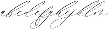 Gladioss Feather Italic otf (400) Font LOWERCASE