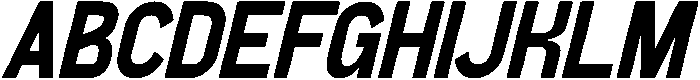 Gladsky Italic otf (400) Font UPPERCASE
