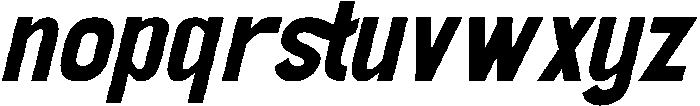 Gladsky Italic otf (400) Font LOWERCASE