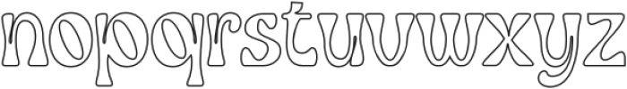 Gladwyn Outline otf (400) Font LOWERCASE