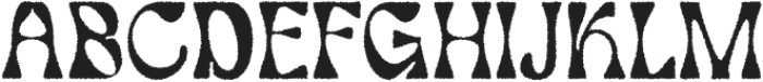 Gladwyn Rough otf (400) Font UPPERCASE