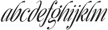 Gladysh Bold Italic otf (700) Font LOWERCASE