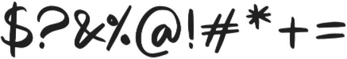 Gladyss Regular otf (400) Font OTHER CHARS
