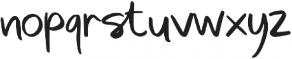 Gladyss Regular otf (400) Font LOWERCASE