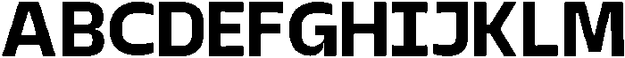 Glaftro Bold otf (700) Font UPPERCASE