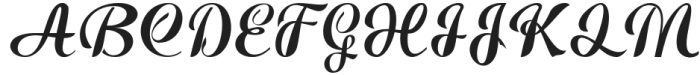 GlamelaScript otf (400) Font UPPERCASE