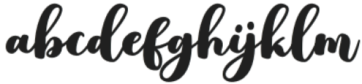 Glamorize Script Regular otf (400) Font LOWERCASE