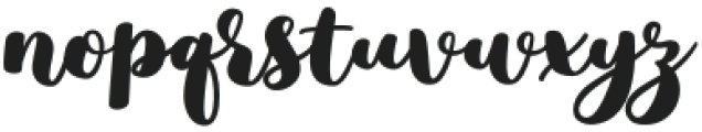 Glamorize Script Regular otf (400) Font LOWERCASE