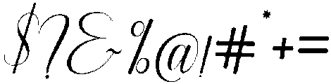 Glamour Regular otf (400) Font OTHER CHARS