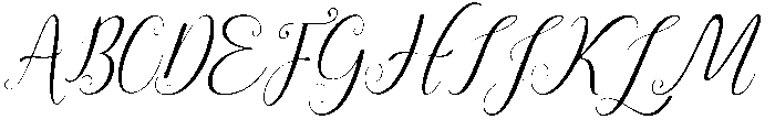 Glamour Regular otf (400) Font UPPERCASE