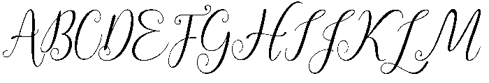 Glamour Regular otf (400) Font UPPERCASE