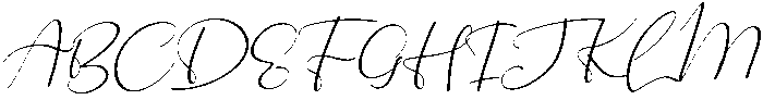 Glamour Regular otf (400) Font UPPERCASE