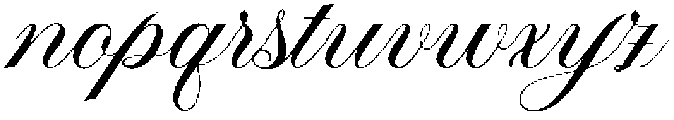 Glamour Regular otf (400) Font LOWERCASE