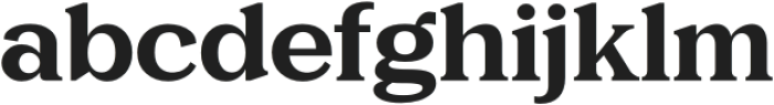 Glamure Serif Bold otf (700) Font LOWERCASE