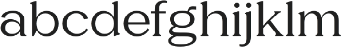 Glamure Serif Regular otf (400) Font LOWERCASE