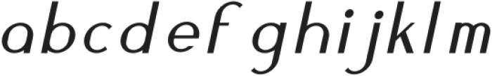 Glamy Italic otf (400) Font LOWERCASE