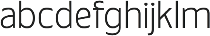 GlankySans Light otf (300) Font LOWERCASE