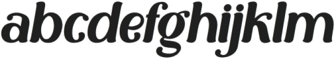 Glareous Regular otf (400) Font LOWERCASE