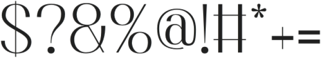 Glarios Regular otf (400) Font OTHER CHARS