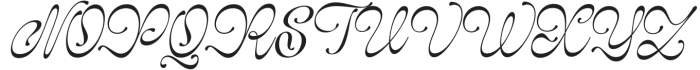 GlaritzaScript-Italic otf (400) Font UPPERCASE