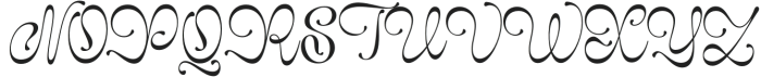 GlaritzaScript-Regular otf (400) Font UPPERCASE