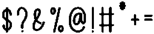 Glass Groovy Regular otf (400) Font OTHER CHARS