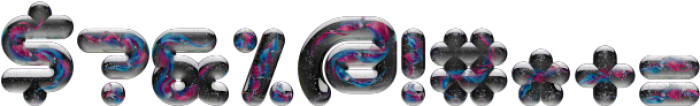 Glass Marbles Regular otf (400) Font OTHER CHARS