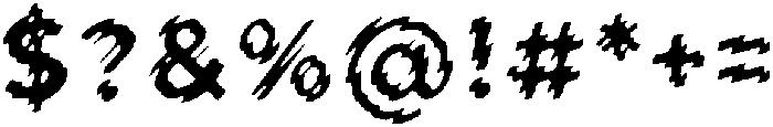 Glasswave Regular otf (400) Font OTHER CHARS