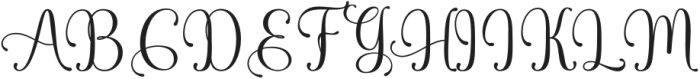 Glasten Simple Bold Regular otf (700) Font UPPERCASE