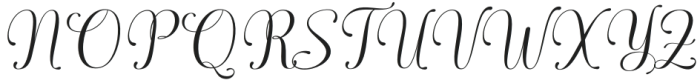 Glasten Simple Italic Regular otf (400) Font UPPERCASE