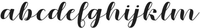 Glaston Regular otf (400) Font LOWERCASE