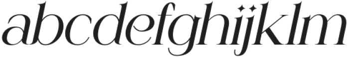 Glastone-Italic otf (400) Font LOWERCASE