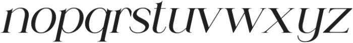 Glastone-Italic otf (400) Font LOWERCASE