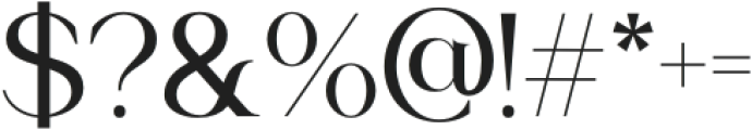 Glastone-Regular otf (400) Font OTHER CHARS