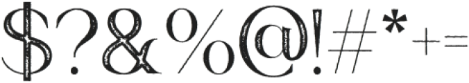 Glastone Stamp otf (400) Font OTHER CHARS