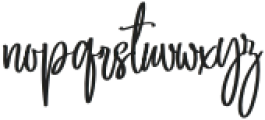 Glastone Style Regular otf (400) Font LOWERCASE