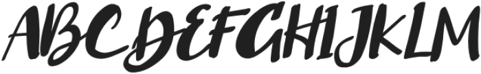 Glastorian Regular otf (400) Font UPPERCASE