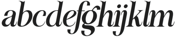 Glathen Fantastic Italic otf (400) Font LOWERCASE