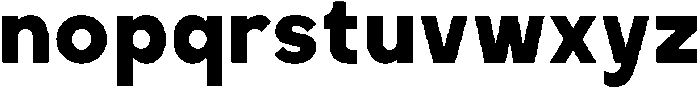 Glavia Bold otf (700) Font LOWERCASE